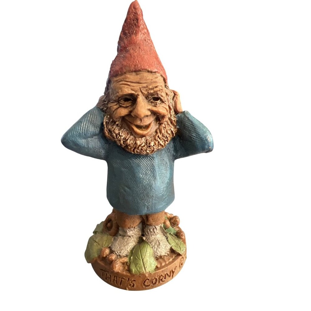 Vintage Tom Clark Charmers Gnome Figure That's Corny 1996 Numbered 35 Estate 3"
